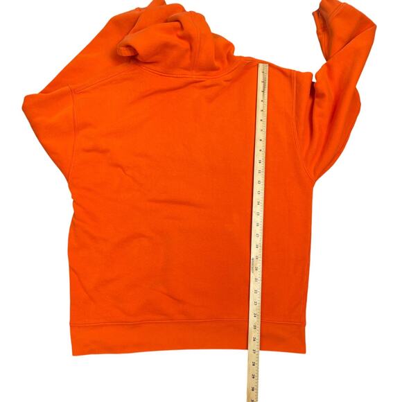 VTG Auburn Tigers Pullover Hoodie Stitched Spell Out Varsity Sz L Orange Y2K - Picture 7 of 7